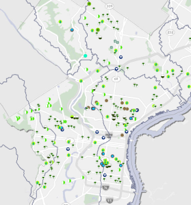 Green Storm Water Infrastructure Map phila.gov/map
